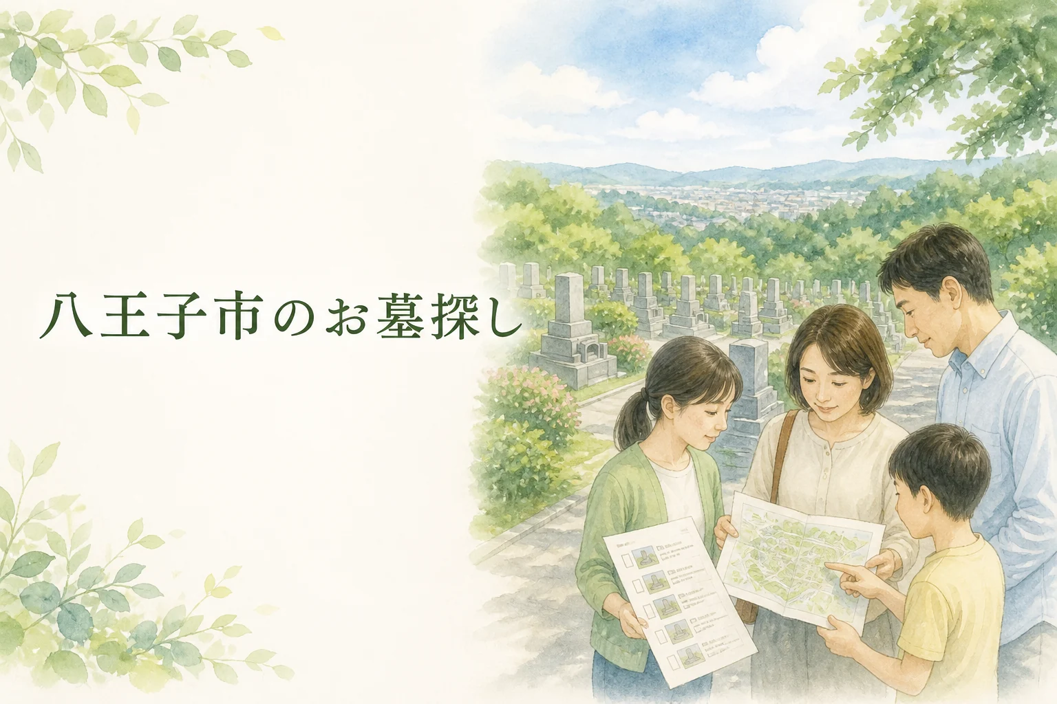 八王子市のお墓探し｜市営霊園・寺院墓地を条件で比べる方法